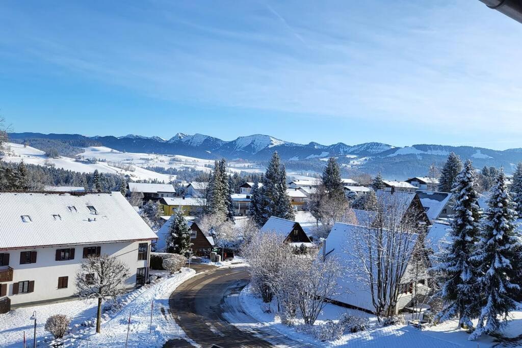 Ferienwohnung Im Allgaeu Mit Bergsicht Oberreute Ngoại thất bức ảnh