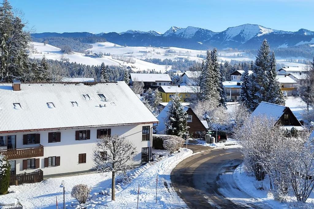 Ferienwohnung Im Allgaeu Mit Bergsicht Oberreute Ngoại thất bức ảnh